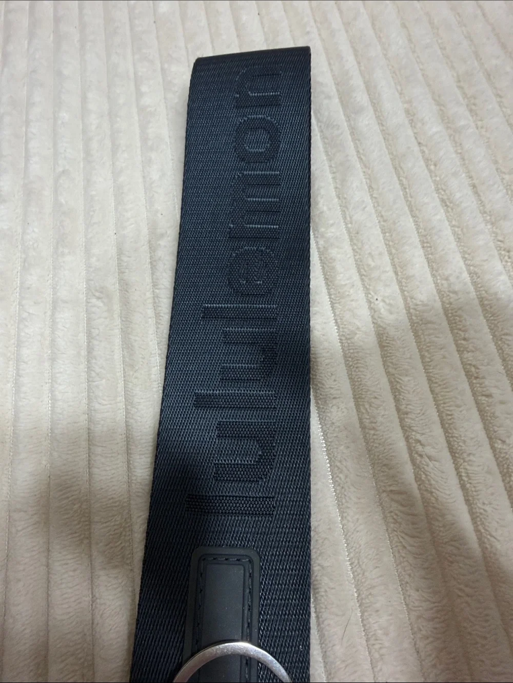 Lululemon Blue Strap Lanyard with key ring. Gently loved. See photos.